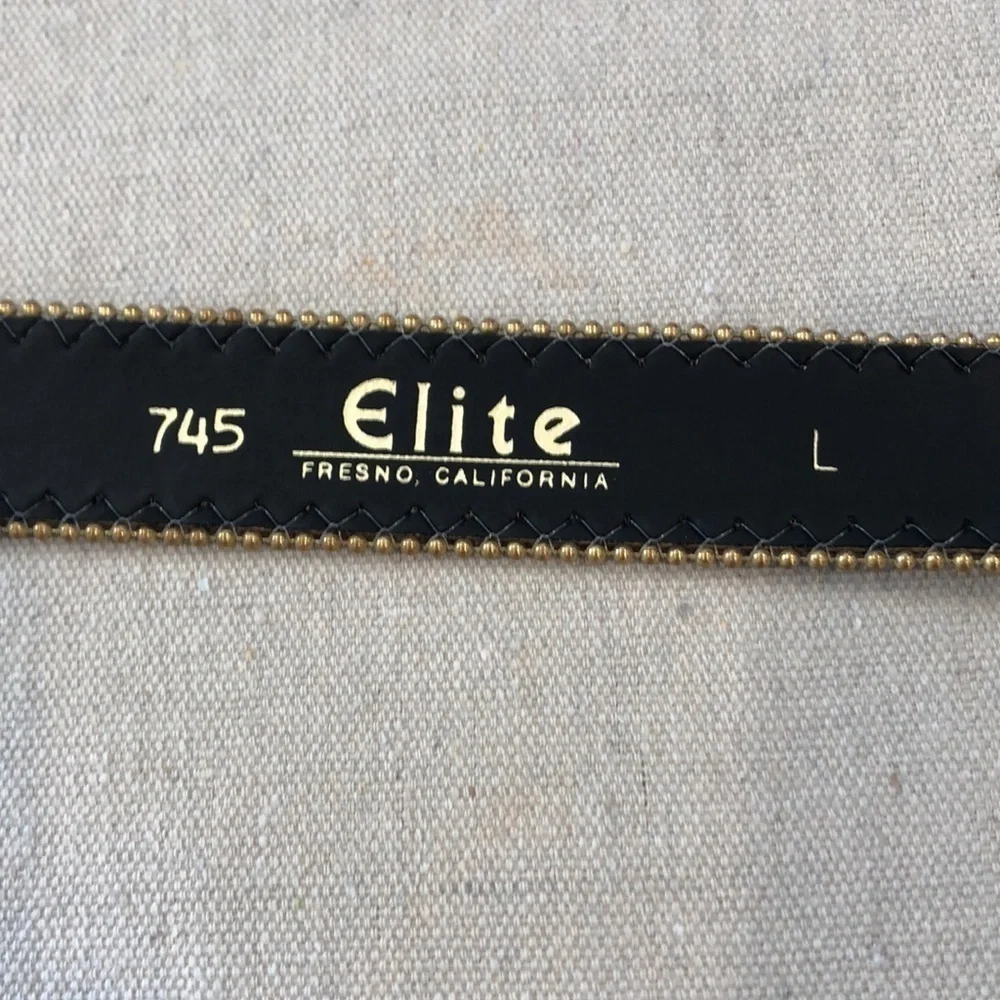 Elite Floral Gold Metallic Accent‎ Belt